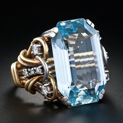 Luna™ | Bague Superposée Élégante avec Zirconia Bleu Vintage