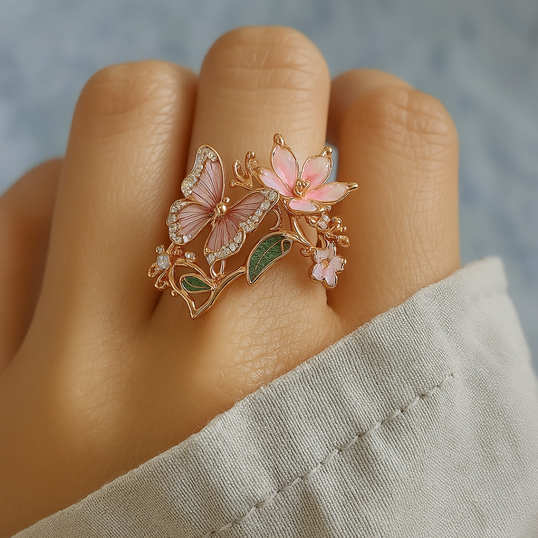 Bague en Zirconia Papillon Nature Bright