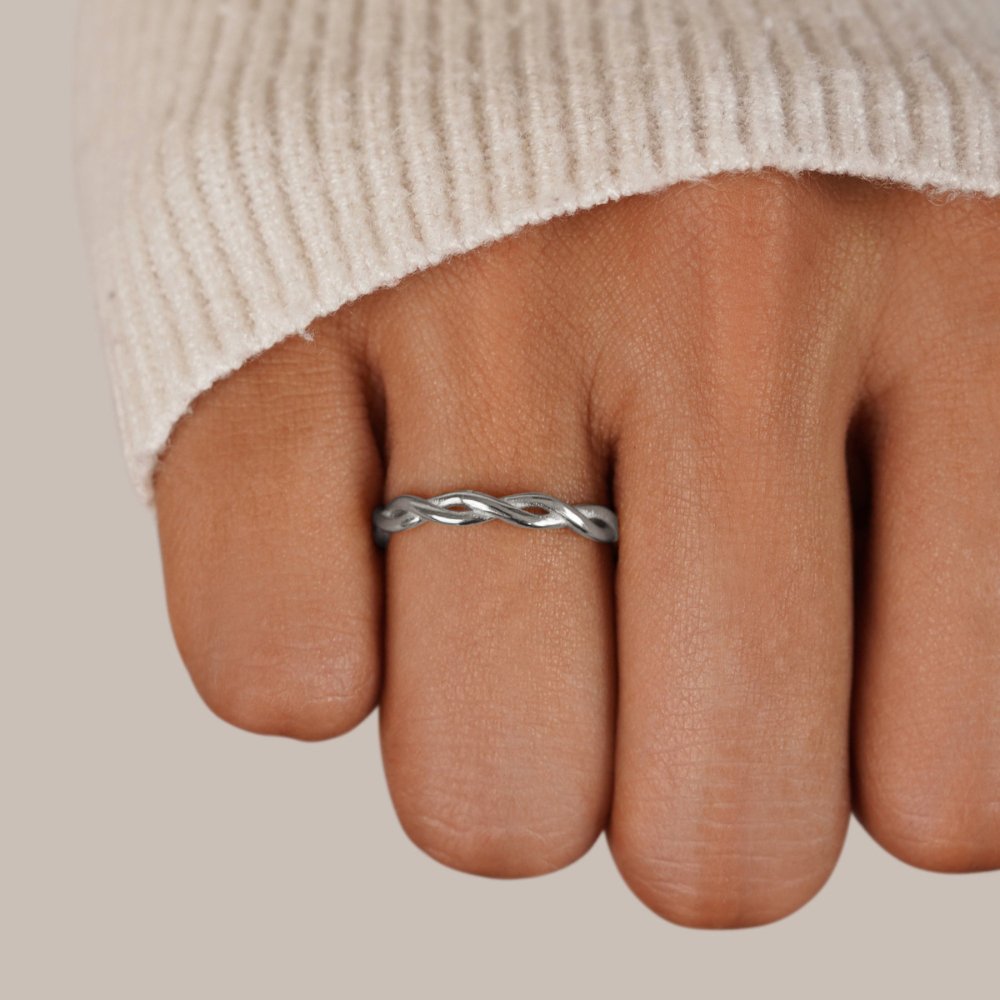 Infinity Ring Bague Tournante