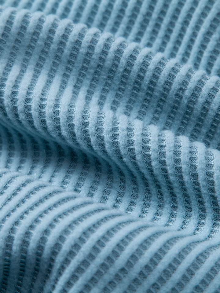 Chemise boutonnée à la gaufre