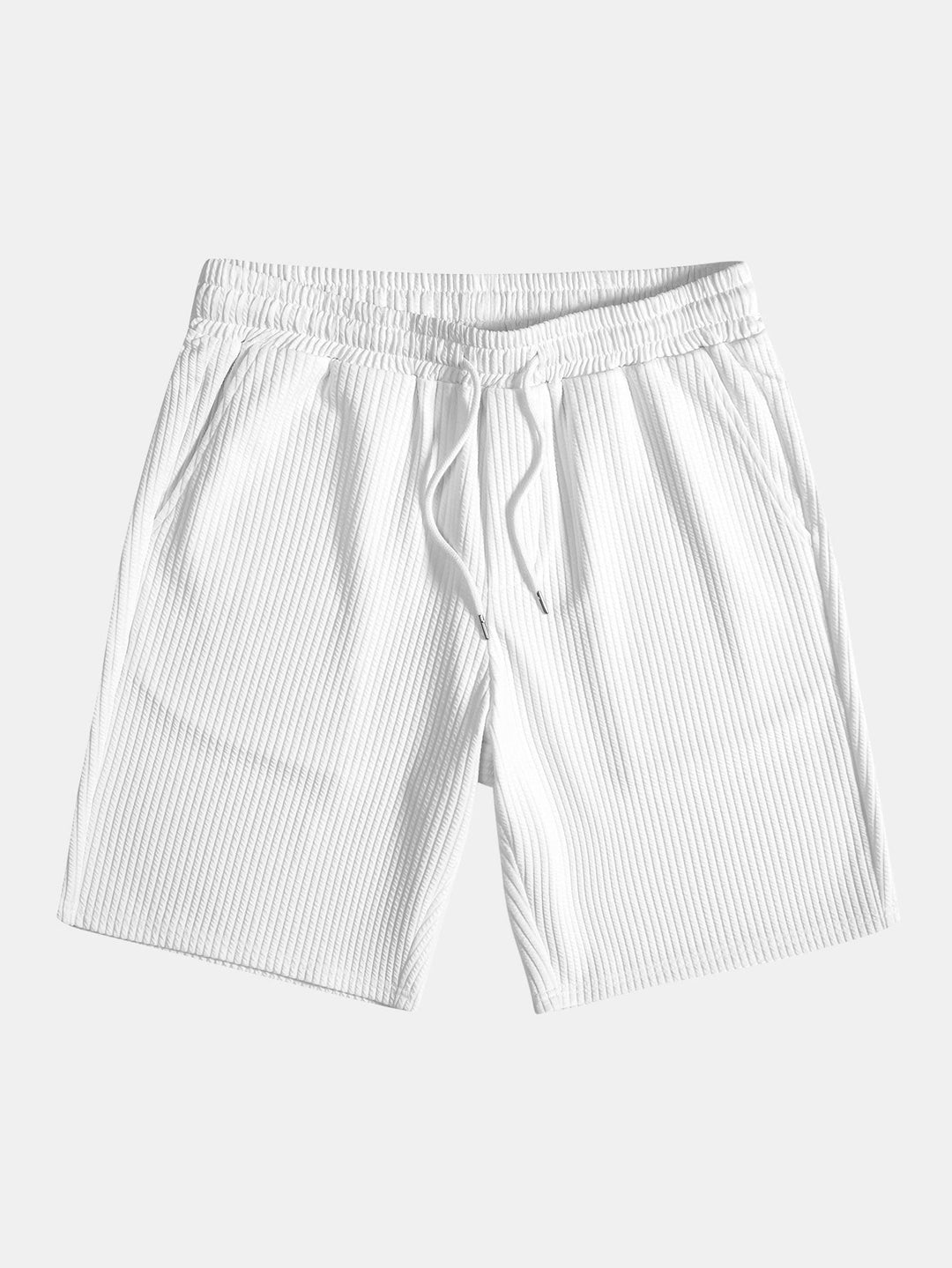 Chemise et short à collier à côte musculaire et short