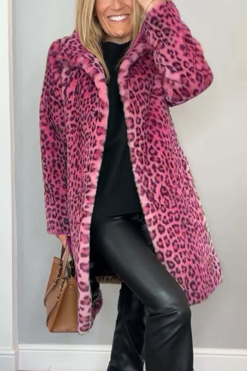 Amara - Manteau léopard