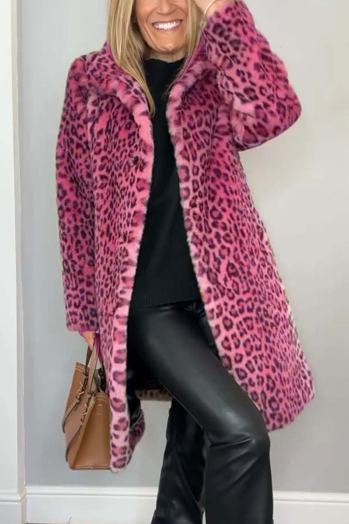 Amara - Manteau léopard