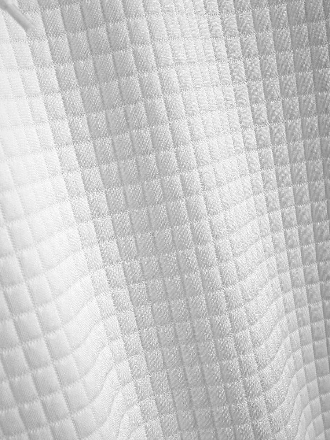T-shirt à capuche en gaufre avec ourlet en arc