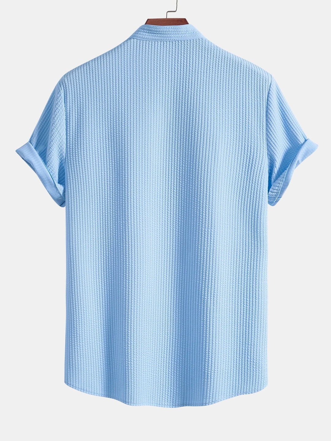 Chemise et short à collier à côte musculaire et short
