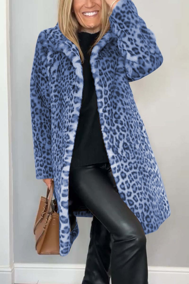Amara - Manteau léopard