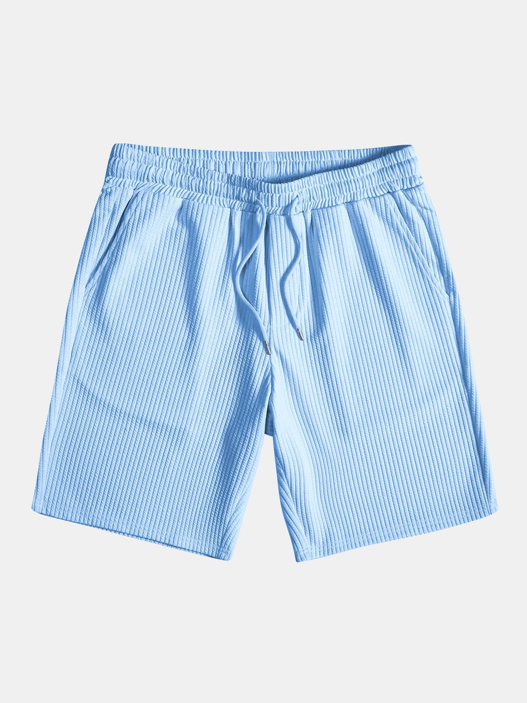 Chemise et short à collier à côte musculaire et short