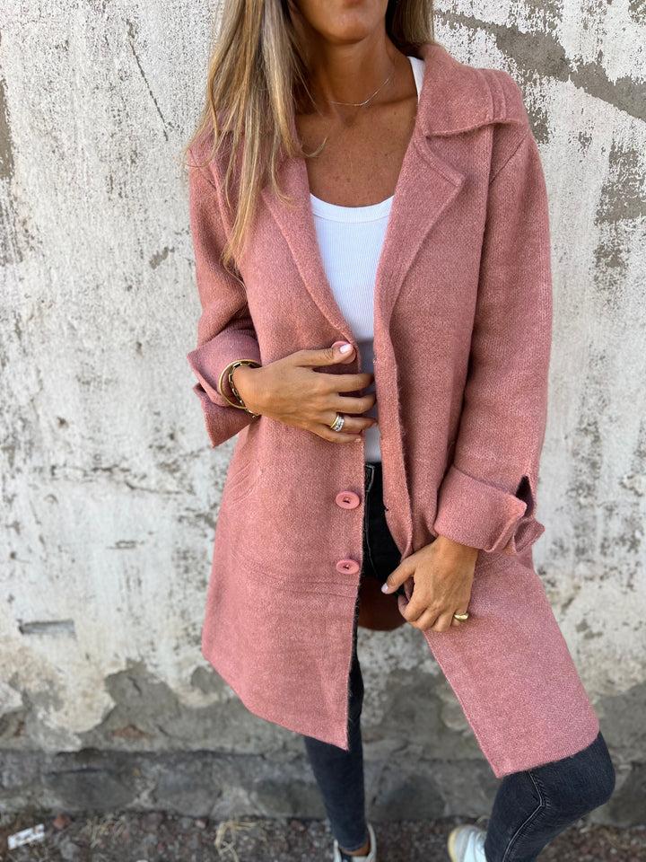 Teni™ | Manteau Long Casual Élégant avec Poches Pratiques