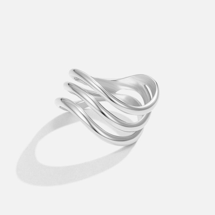 Kiya Silver Layered Ring
