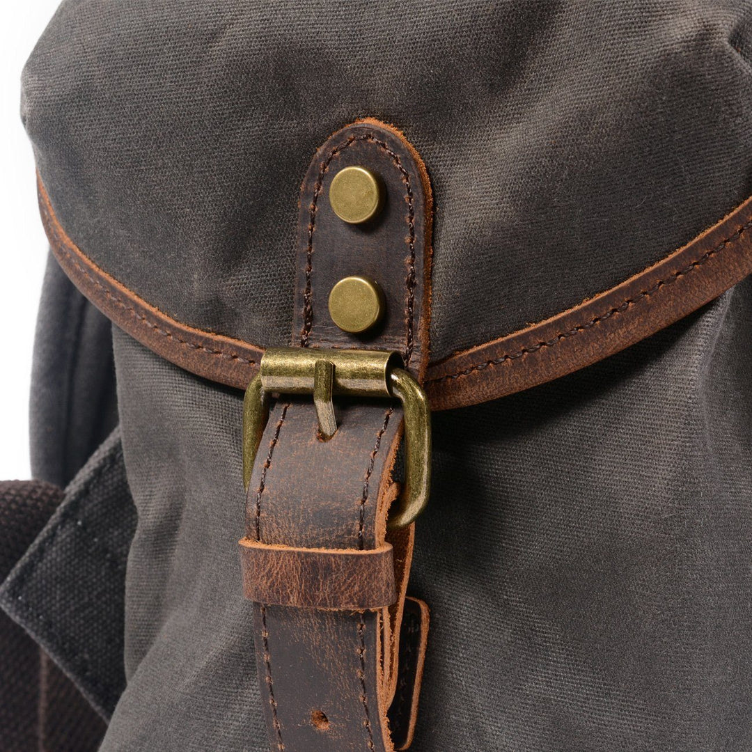 Sac à Dos en Toile et Cuir | SALZBURG
