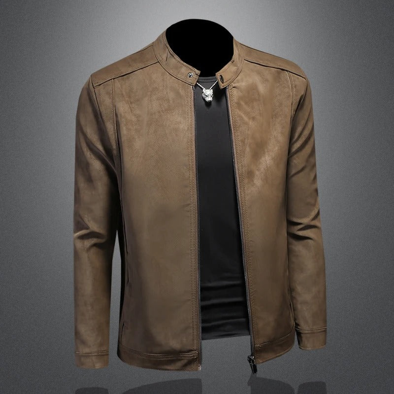 Veste en cuir de haute qualité