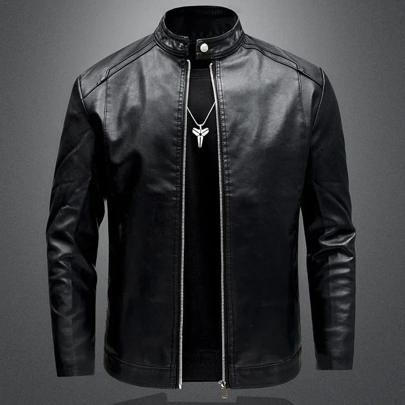 Veste en cuir élégante pour hommes