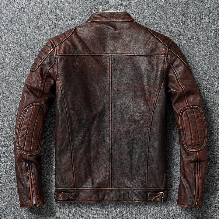 Veste en cuir vintage