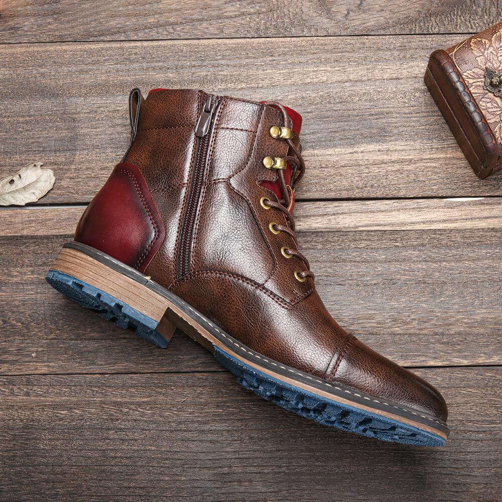 Aaron | Bottes Oxford en cuir haut de gamme fabriquées à la main
