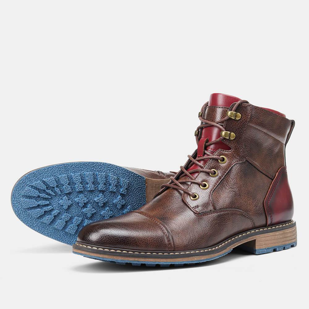 Aaron | Bottes Oxford en cuir haut de gamme fabriquées à la main