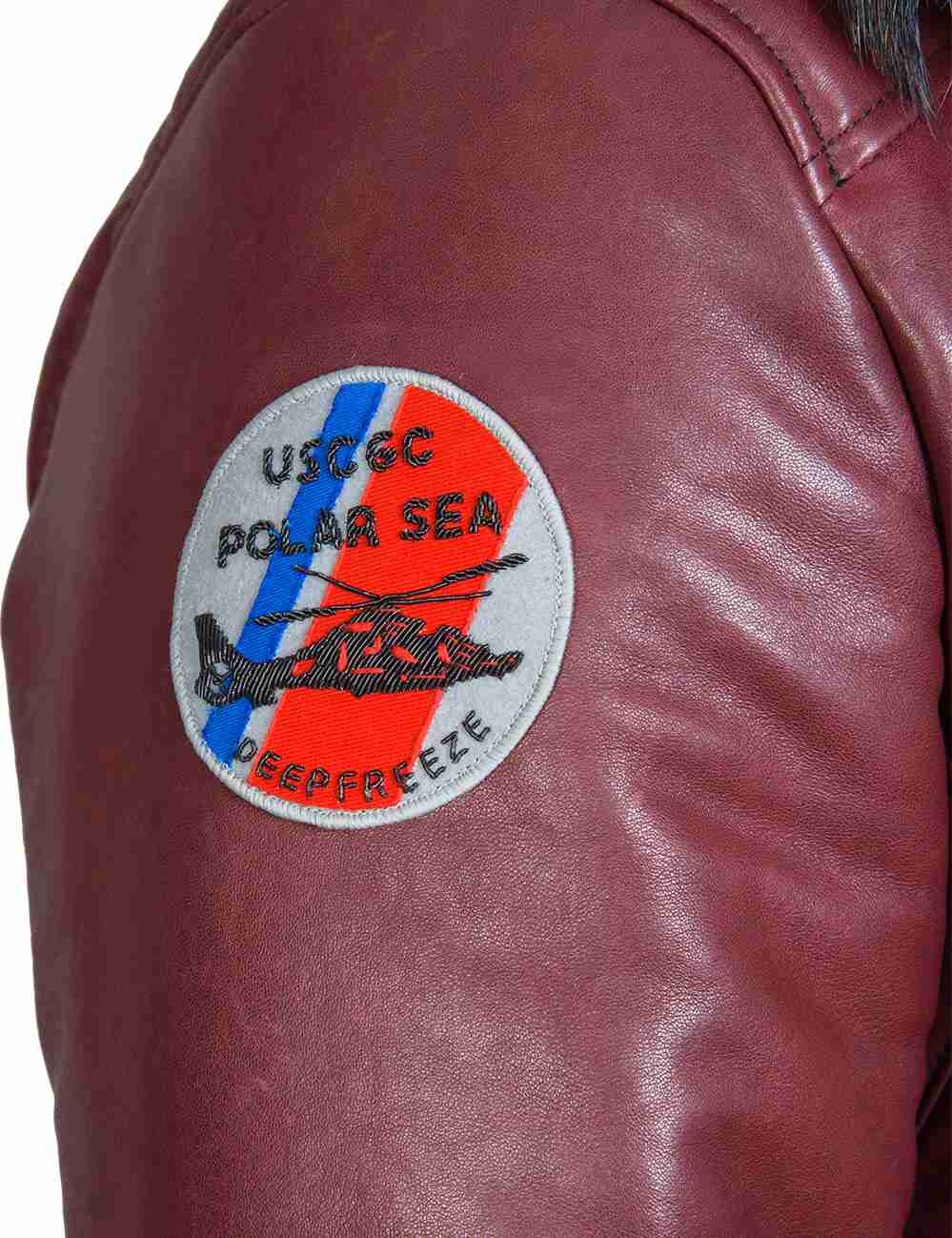 Luca™ | Parka Élégante Bordeaux pour Hommes avec Capuche en Fourrure