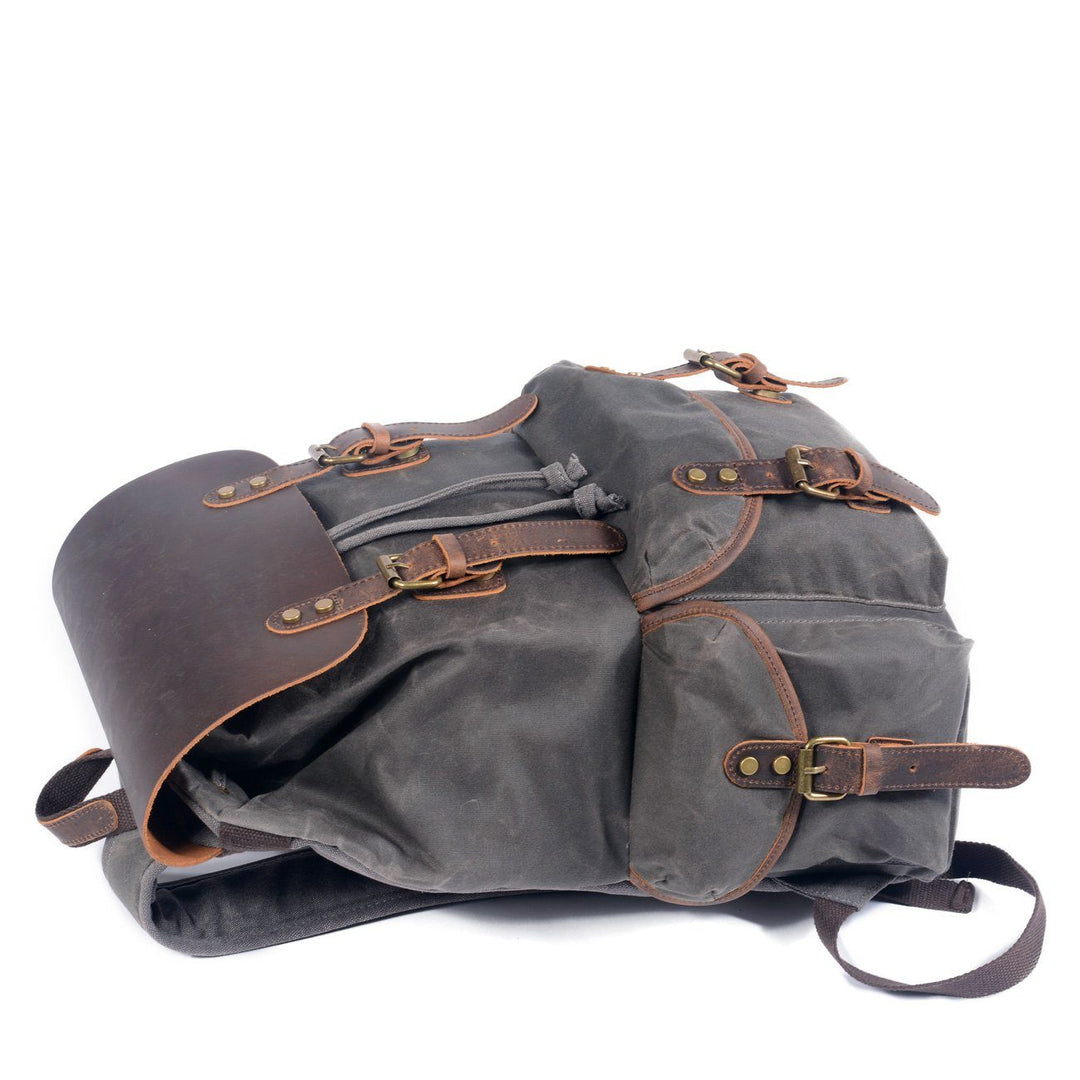 Sac à Dos en Toile et Cuir | SALZBURG