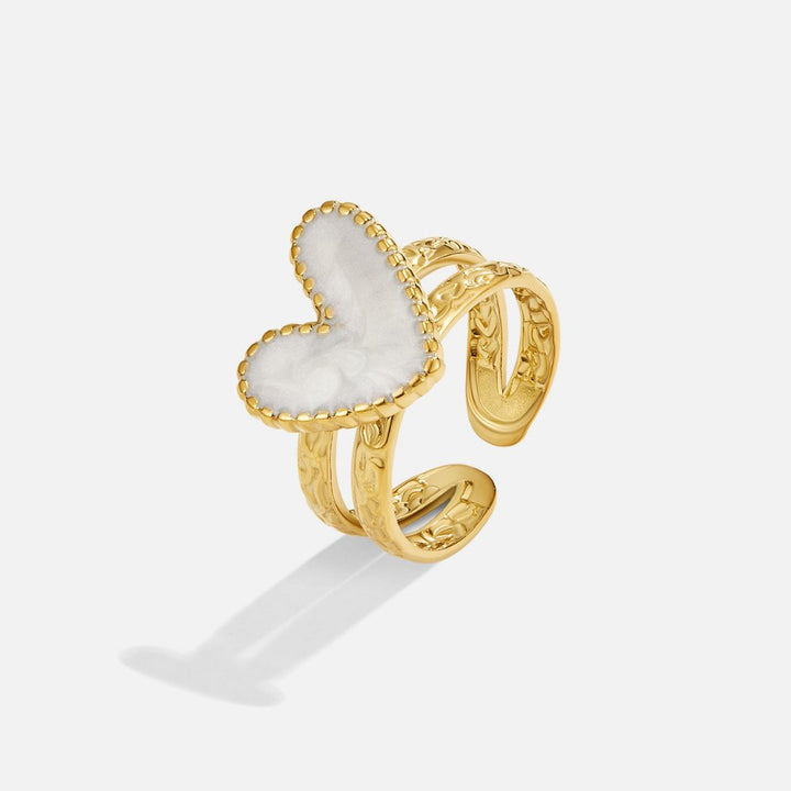 Gold Bague Pure Heart