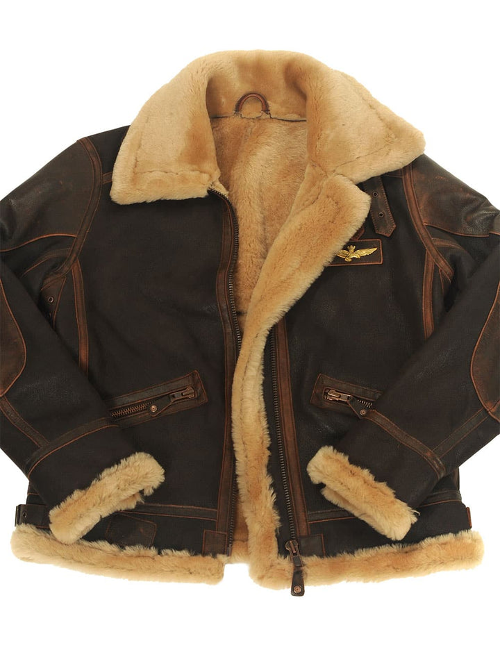 Luca™ | Veste Pilote Vintage en Cuir