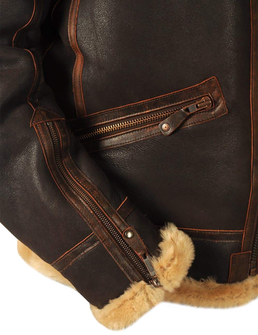 Luca™ | Veste Pilote Vintage en Cuir