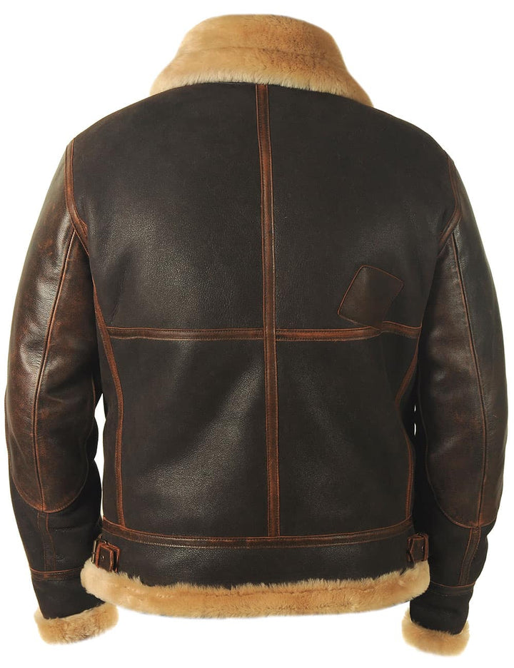 Luca™ | Veste Pilote Vintage en Cuir