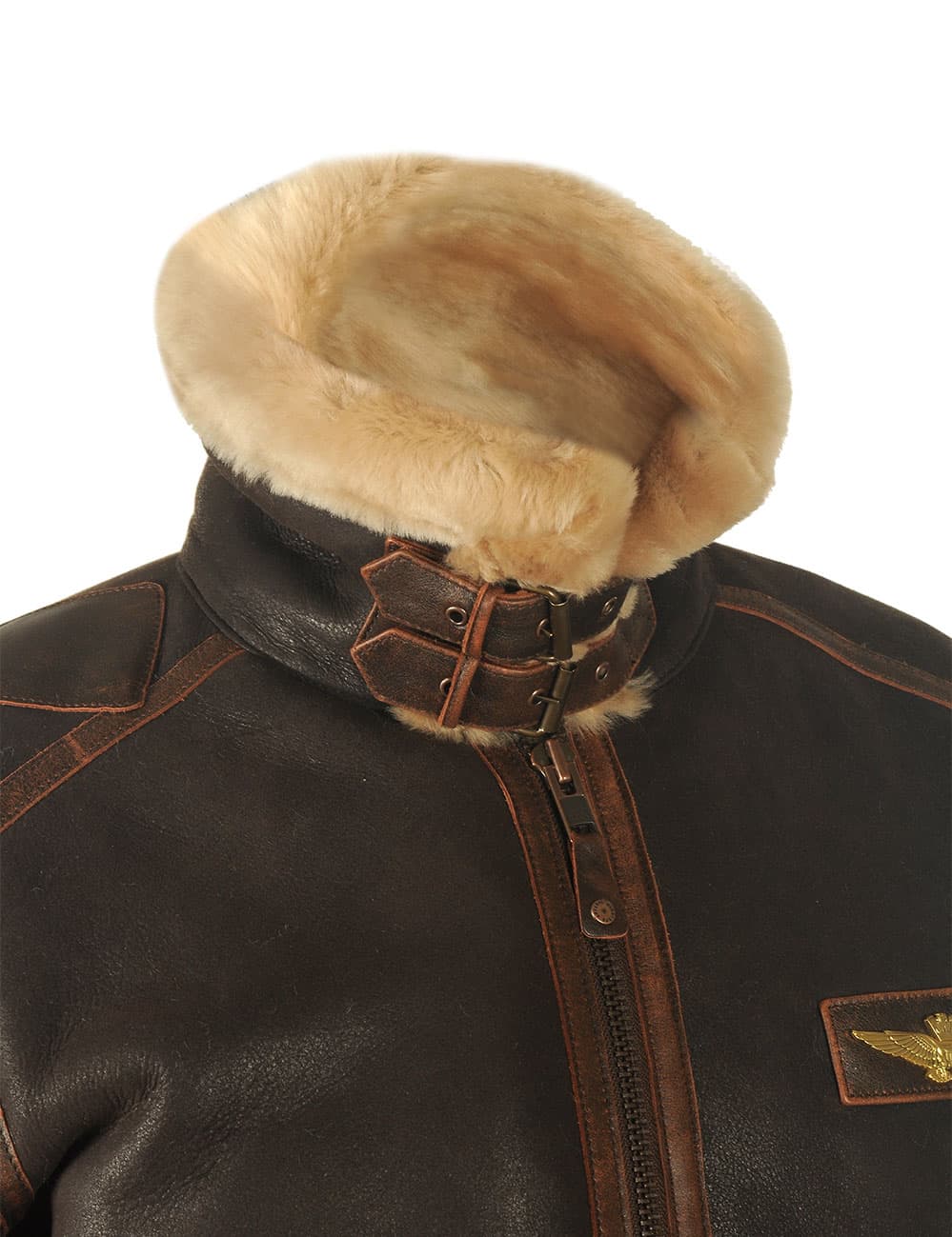 Luca™ | Veste Pilote Vintage en Cuir